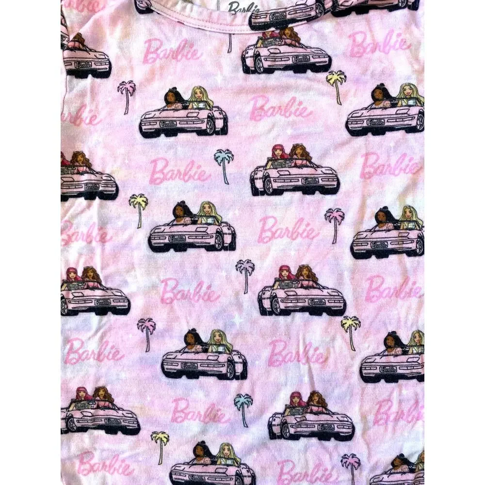 Posh Peanut Barbie Cruisin Two Piece Bamboo Pajamas 3T to 4T